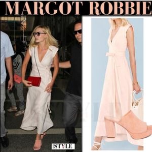 REFORMATION Blush Pink CHAMOMILE Crepe dress